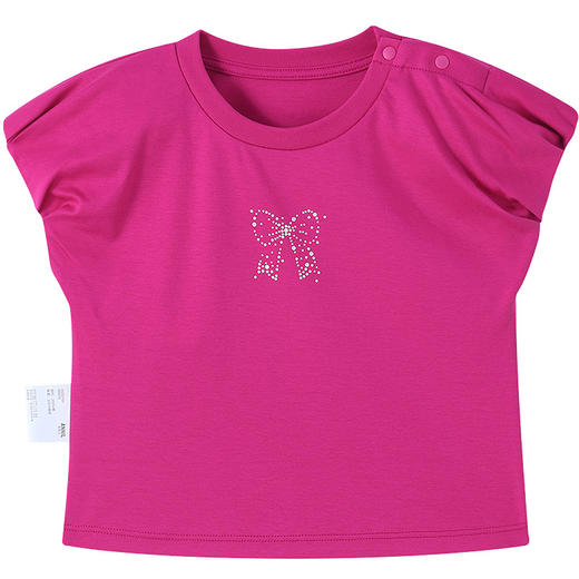 【实体店同款】女童圆领短袖上衣夏季新款安奈儿童装XG621191 商品图5