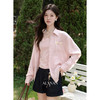 鹿向南「桃汽小盏」设计感甜美粉色衬衫女夏新款独特衬衣流行上衣 商品缩略图0