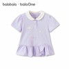 【balaOne】巴拉巴拉童装短袖t恤女童2026新夏装甜美爱心印花上衣 商品缩略图4