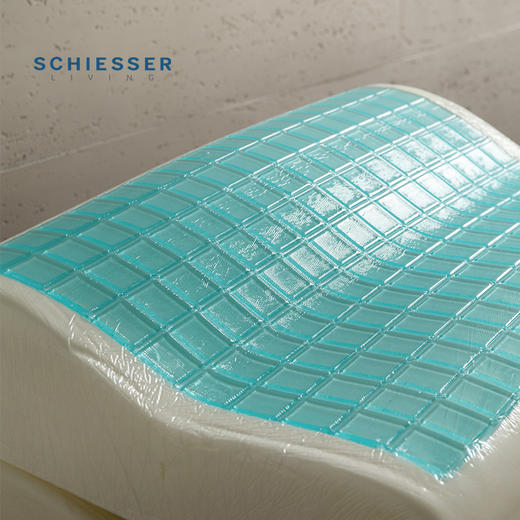 【记忆棉高低枕】SCHIESSER LIVING  舒雅生活记忆棉枕芯高低款    两种款式含凝胶与普通记忆棉枕（H1-9/H2-11) '86020124020236/34 商品图3