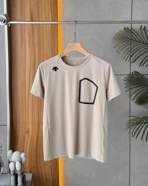 F040916夏季新款户外薄冰丝速干弹力透气排汗运动圆领短袖T恤 商品图5