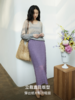 春日尽兴 天丝混纺直筒半裙FCG1SKT008 商品缩略图1