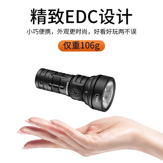 神火TN05强光手电筒带磁吸可充电超亮长续航远射便携户外照明装备 商品图2