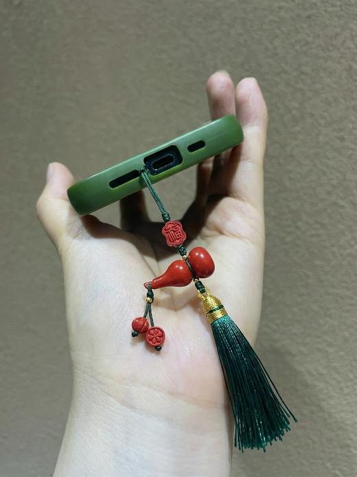 一周发货【朱砂手机挂链】希望与姐妹们的友谊可以长长久久，可以挂手机上，葫芦下面的小挂坠绳子容易松散，收到要手动系紧以免掉落 商品图10