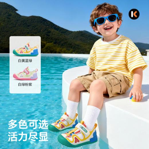 卡特兔婴幼儿学步鞋男童2026年夏季宝宝机能鞋防滑耐磨女童凉鞋 商品图1
