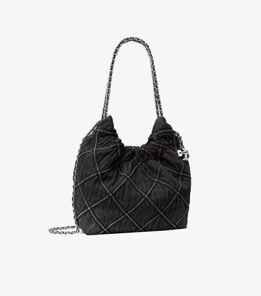 TORY BURCH HOBO肩包女  179400-001-F 黑色. 商品图0