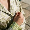 南法SJD/soie jardin3#几何热卖印花女士桑蚕丝几何印花家居服睡衣三件套S382T 商品缩略图4