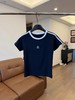 F040906夏季新款复古修身三道杠设计采用了撞色包边的圆领短款T恤 商品缩略图3