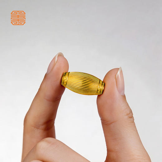 玺匠金铺《橄榄尊》足金9999吊坠黄金项链橄榄珠生日礼物送女友 商品图5