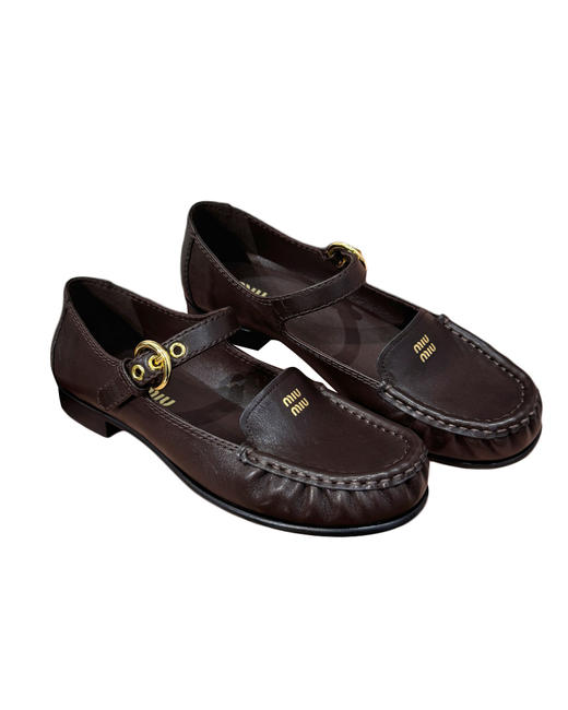 女款玛丽珍褶皱乐福鞋zo017 商品图2