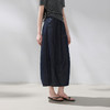 【100棉】三彩2026夏季新款高腰半身裙牛仔裙长裙开叉直筒裙M 商品缩略图2