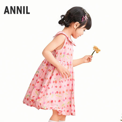 【实体店同款】女童无袖连衣裙夏季新款安奈儿童装XG623118 商品图2