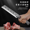 热卖中！！【龙泉宝剑厂】龙泉黑精钢斩切两用菜刀/冰魄多功能户外刀 商品缩略图7