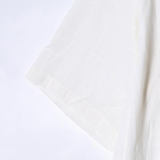 SDSA男装2026新款轻奢日系纯色提花格纹短袖衬衫双口袋百搭亲肤 商品图2