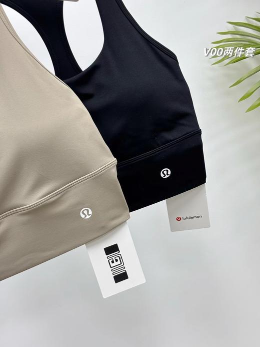 F040913内衣短裤套装春夏新款双面云感聚拢提臀收腹运动内衣+瑜伽短裤套装 商品图6