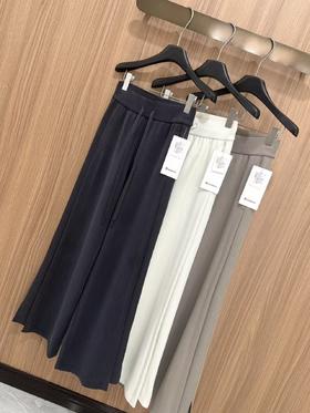 露露  Softstreme 超重工的空气层+罗纹拼接阔腿裤