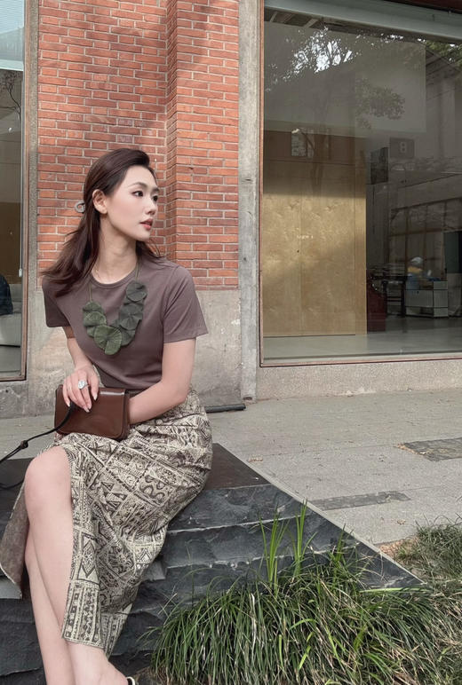 【纸片人】噢蜜ooomeooo圆扣半身裙 商品图10