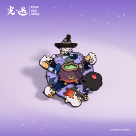 女巫帽徽章