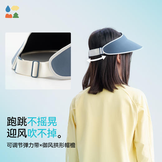 【儿童空顶帽】森林棠26夏款超轻一片式软骨加宽帽檐可调节防晒帽44062150 商品图1