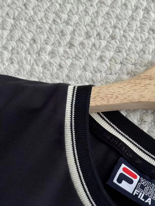 F040935夏季新款复古学院风纯色刺绣吸湿透气女子宽松休闲T恤连衣裙 商品图9