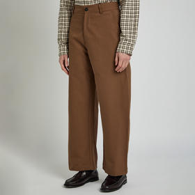 STUDIO NICHOLSON PANTS - CURLVED LEG PANT 男装立体剪裁弯刀裤