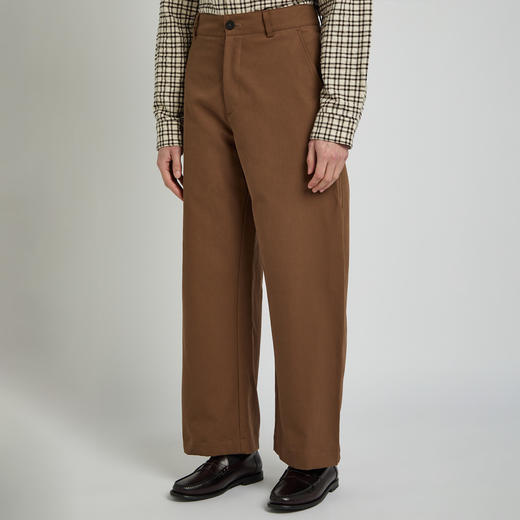 STUDIO NICHOLSON PANTS - CURLVED LEG PANT 男装立体剪裁弯刀裤 商品图0