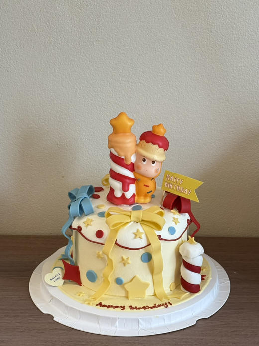 可爱星星人女孩女生蛋糕（主图五寸效果 商品图2