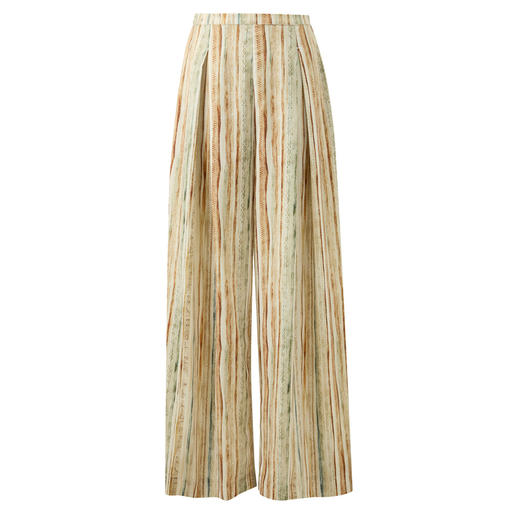 【南法度假阔腿神裤】三彩2026夏季新款条纹休闲裤高腰宽松长裤M 商品图4