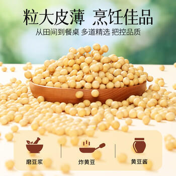 燕之坊有机黄豆500g 黑龙43黄豆 打豆浆儿童早餐杂粮 /粮油调味 /杂粮 /杂豆类 商品图4