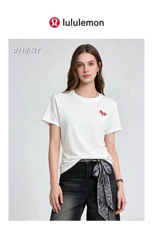 F040932一包2件装夏季新款亲肤清凉顺滑透气百搭女士短袖圆领T恤 商品图11