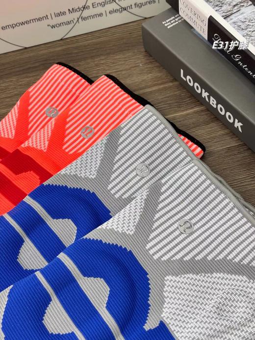 F040931新款专业级保而防护透气硅胶弹簧条综合运动护膝 商品图2