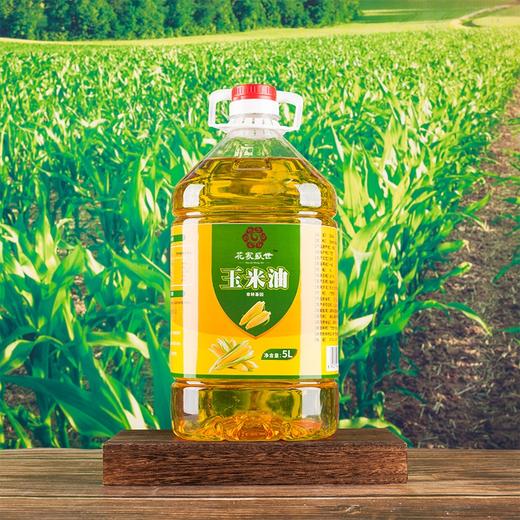 【自营】花家盛世 玉米油5L 非转基因压榨油玉米糁玉米渣新	HJSS004 商品图1