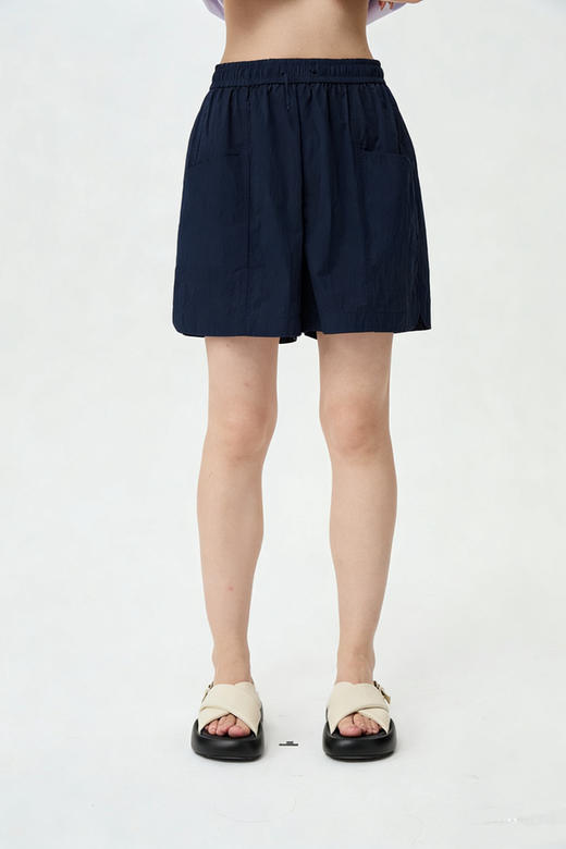 【超薄 速干】水淼2026夏松紧腰休闲时尚百搭短裤2180 商品图1