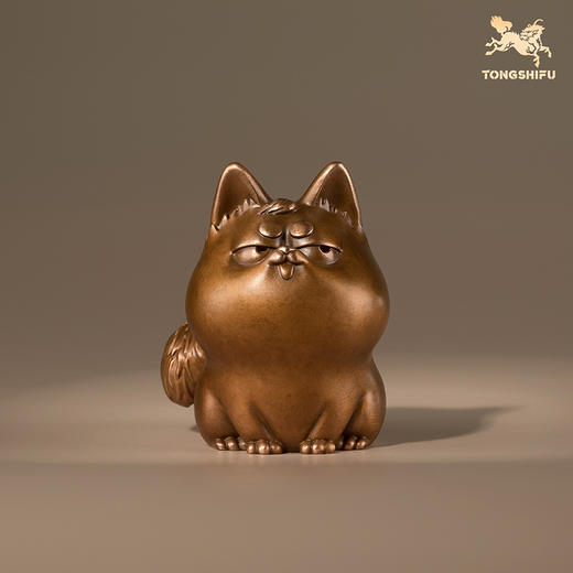 铜师傅《傲娇十二生肖》桌面创意生肖吉祥物紫铜摆件 家居装饰品 商品图11