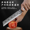 热卖中！！【龙泉宝剑厂】龙泉黑精钢斩切两用菜刀/冰魄多功能户外刀 商品缩略图6