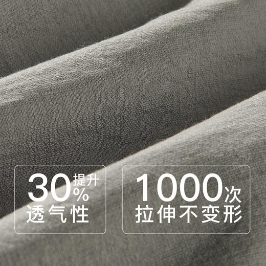 【99元超值新品】【秀黛】男翻领短袖套装清爽挺括轻薄透气男士睡衣家居服W2550032T【门店同款】 商品图2