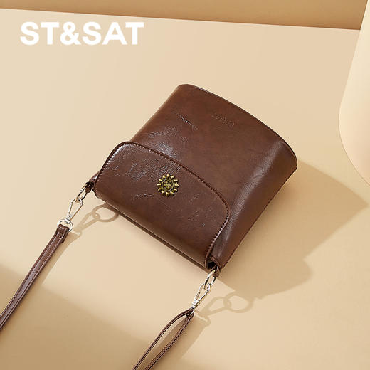 星期六高智感气质斜挎单肩包包SSD521A0VP 商品图8