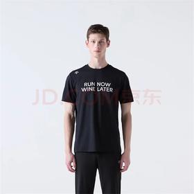迪桑特 RUNNING TRC 字母印花短袖圆领 T恤