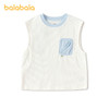 【商场同款】巴拉巴拉童装儿童背心男童2026新款夏季拼色无袖上衣 商品缩略图1
