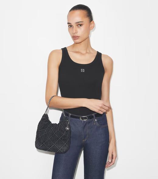 TORY BURCH HOBO肩包女  179400-001-F 黑色. 商品图1