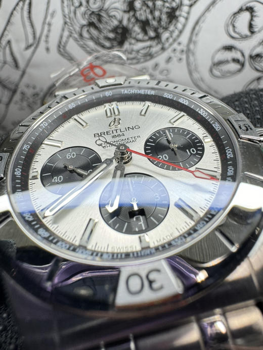 GF厂 Breitling百年灵Chronomat机械计时系列AB0134101K1A1腕表 整个手表基于正品original原版开模的super copy版本 做工精良 打磨精细乃不可多得的精品❕❕ 商品图4