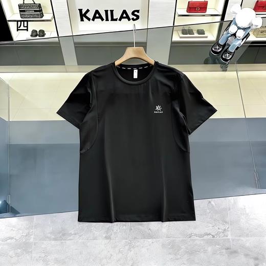 F040920夏季新款冰丝速干户外运动健身透气速干科技面料短袖T恤 商品图5