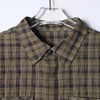 SDSA男装2026新款高贵轻奢港风复古撞色格子短袖衬衫百搭简约上衣 商品缩略图1
