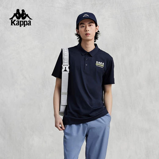 MJ| Kappa卡帕背靠背短袖POLO衫2026新款男款夏季凉感运动半袖字母T恤 商品图1