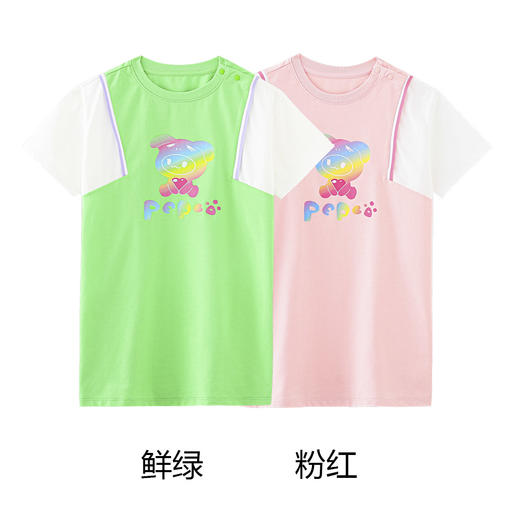 404-童圆领短袖连衣裙 商品图0