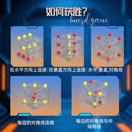 立体井字棋桌游-纪念日百货门店同款171347720 商品图3