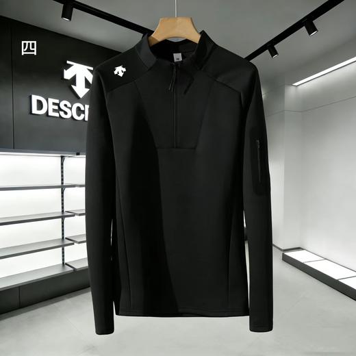 F040919春秋季新款时尚休闲百搭半拉链运动排湿速干长袖卫衣 商品图4