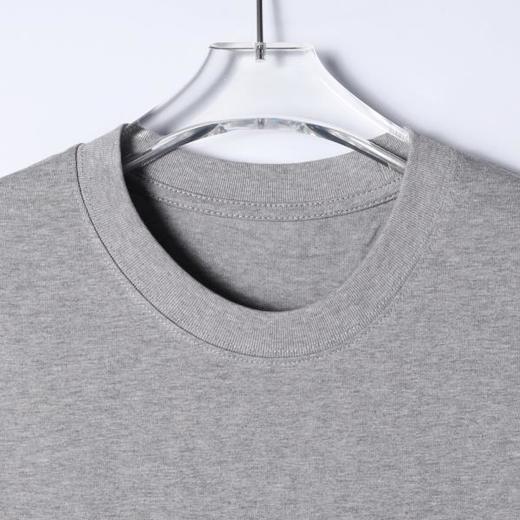 SDSA男装2026新款轻奢简约彩色刺绣字母圆领短袖T恤纽扣装饰百搭 商品图1