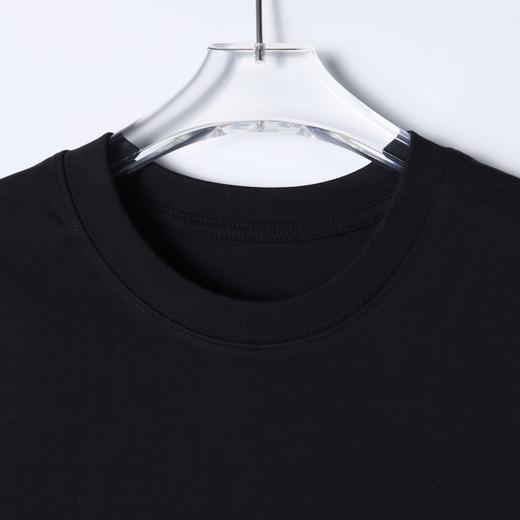 SDSA男装2026新款轻奢简约彩色刺绣字母圆领短袖T恤纽扣装饰百搭 商品图1