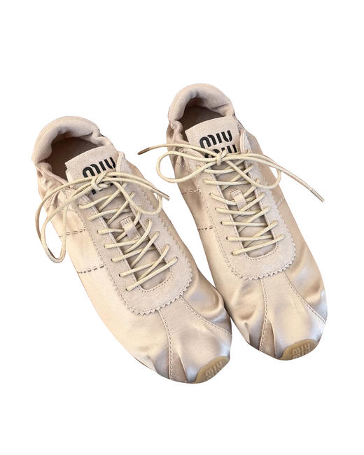 女款绸面运动鞋芭蕾舞鞋fe017 商品图0